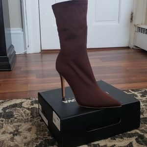 Chocolate brown bootie